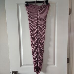 Sabora Mauve Gathered Dress